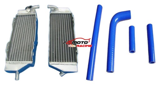 Aluminum radiator blue hose - radiator+blue,