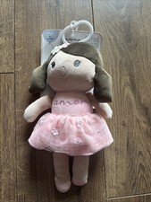 Carried Away By Stepping Stones Soft Plush Buggy Stroller Toy Doll Amor Pink