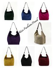 Ladies Suede Bucket Shoulder