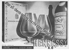 HENNESSEY XO BRANDY Vintage Advertisement 1938 #2