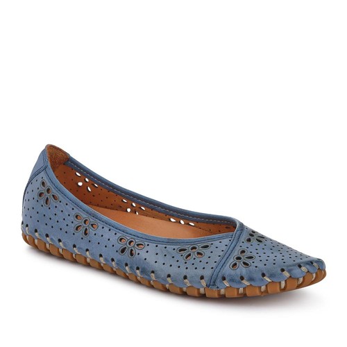 Pavers leather cushioned pumps - cushioned,