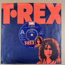 T. Rex - The Groover / Midnight -OG UK EMI 7" 45 - MARC 5 - A Label Demo