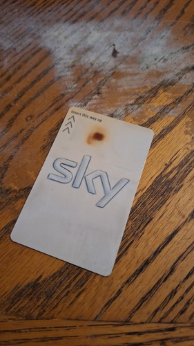 White sky viewing card only - white,
