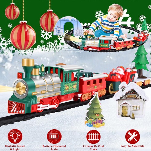 Christmas train set - set, electric