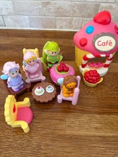 ELC Happyland fairy cafe, 3 fairies, bee & furniture