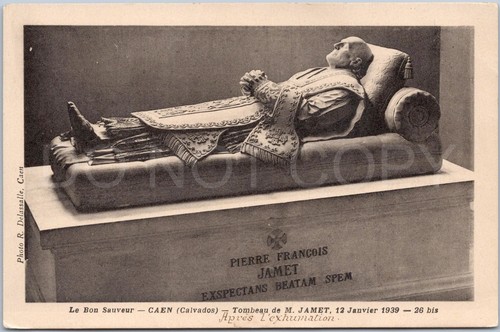 Caen vtg postcard - caen, of