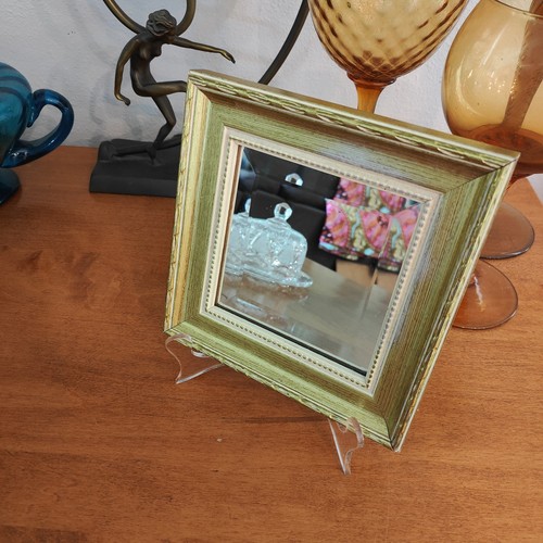 Small square thick - thick, framed