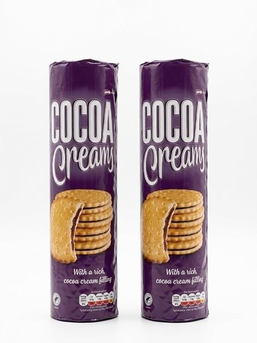Cocoa cream sandwich biscuits - cocoa,