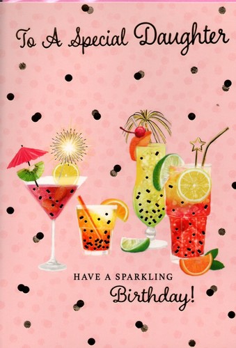 Daughter birthday card pretty - daughter,