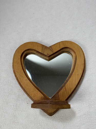 Vintage wall mirror heart