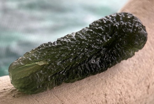 Moldavite 42g rod - rod, shape
