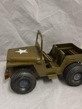 Vintage 1973 Mighty Mo Army Jeep Ideal Toy corp