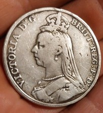 victoria silver crown coin