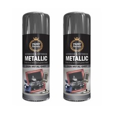 2 x Gun Metal Grey Spray Paint