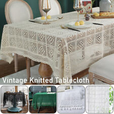 Knitted Tassel tablecloth