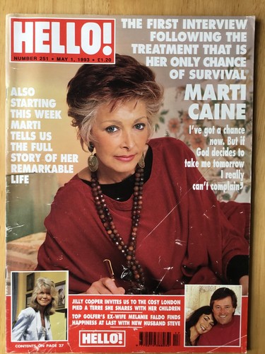 Hello marti caine - hello!,