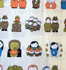 VTG Dick Bruna Miffy Fairy Tale Fabric MCM Children’s Retro Patchwork FQ Rem