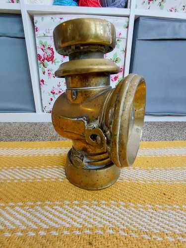 Antique jos lucas brass king - lucas, "king