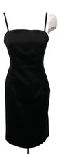 Coast Black Satin Dress Size 12