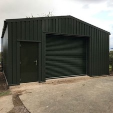 Steel building wide - wide, 8m