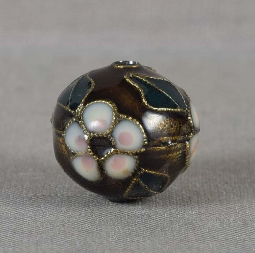 1910s japanese cloisonne ojime - japanese,