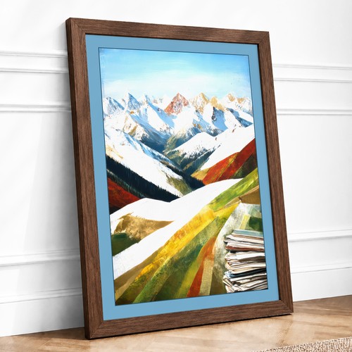 Mountains sunrise mixed - mountains, at