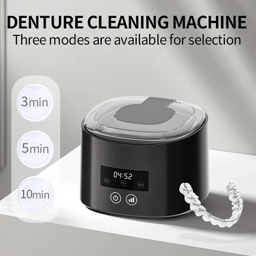 Ultrasonic retainer cleaner - cleaner, uv