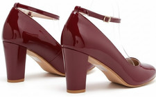 WOMENS LADIES BLOCK HEEL ANKLE