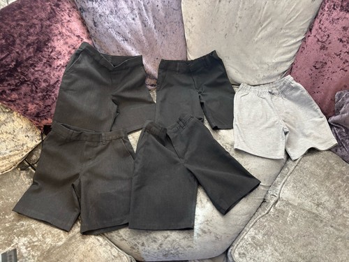 Boys school shorts - boys, grey