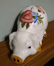 Vintage  Large Pottery Piggy