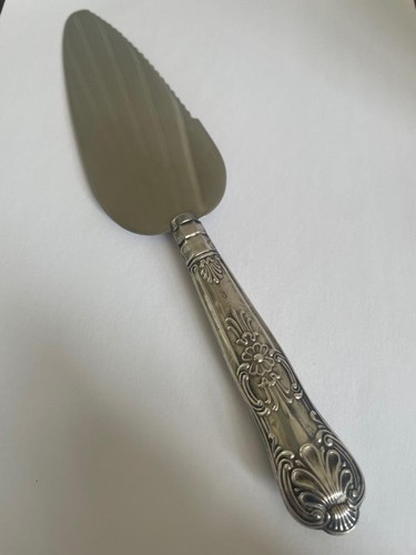 Queens pattern silver handled
