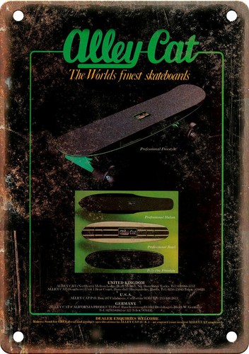 Alley cat vintage skateboard - alley,