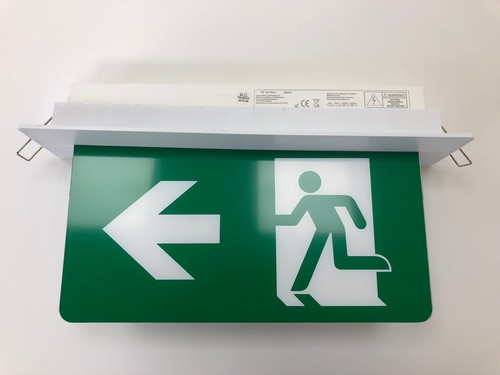 Led emergency exit sign - emergency,