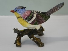 Charming Colourful Bird Enamel