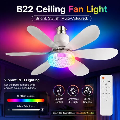40w modern rgb - rgb, fan