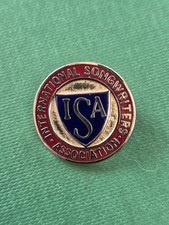Vintage ENAMEL  BADGE PIN