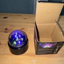 360° Rotating Disco Light DJ Party Crystal Ball Effect Xmas Birthday NewYear RGB