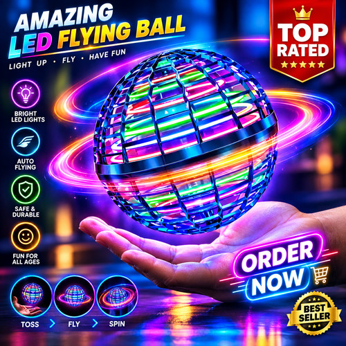 New pro flying ball - new, space