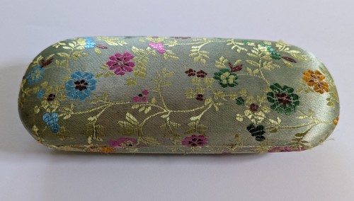 Unused glasses case - case, oriental