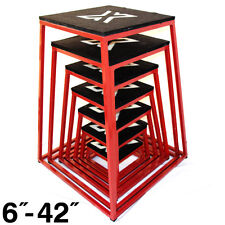 Jump Squat Plyo Box Plyometric Fitness Strength Training - up to 42"