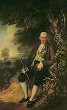 A4 photo Thomas Gainsborough Portrait Of The Squire John Wilkinson 1728 1808