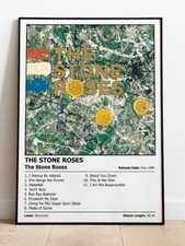 THE STONE ROSES - The Stone Roses | Album Cover Print Poster | A4, A3, A2 & A1