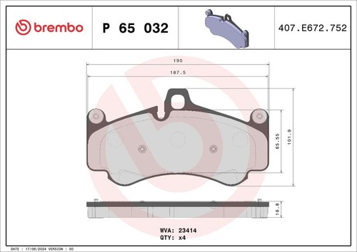 Brembo parking brake - brake, pads