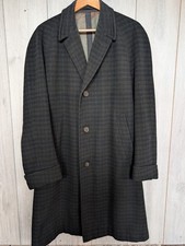 Crombie Coat Mens 46 Black