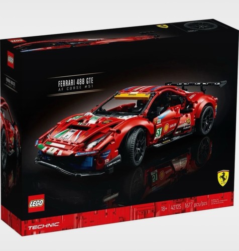 Lego technic ferrari 488 gte - ferrari,