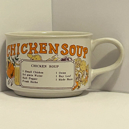 Vintage chicken soup - vintage,