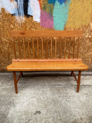 Wooden spindle back bench - spindle,