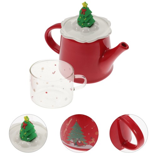 Christmas tree kettle cup set - christmas,