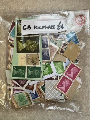 Stamps machin kiloware - gb,