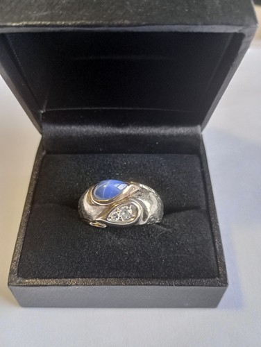 Vintage mens sapphire - vintage,